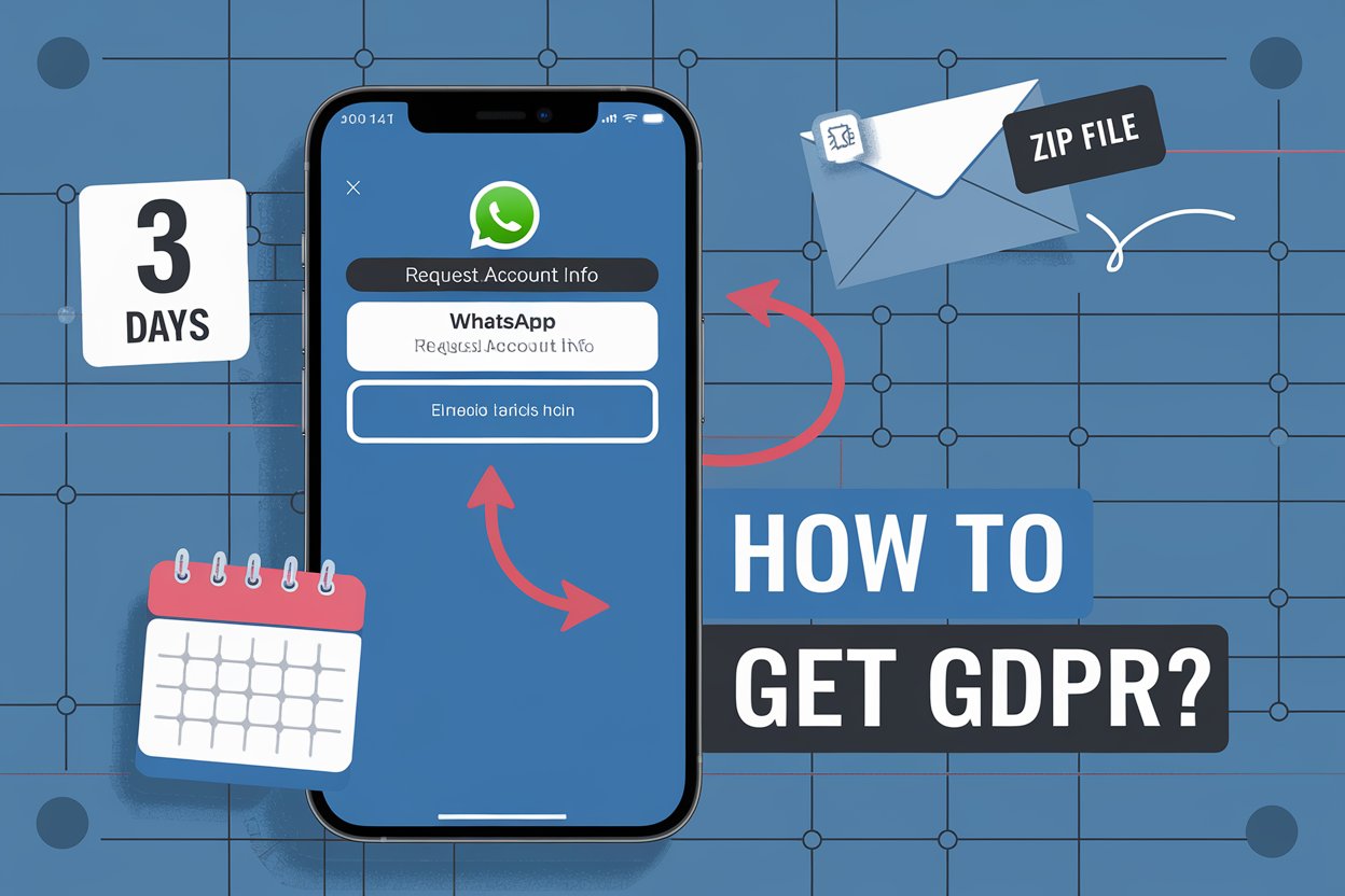 Request WhatsApp data report under GDPR - Hindi step-by-step guide